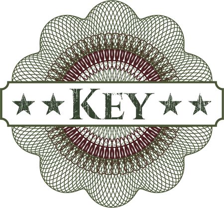 Key abstract rosette