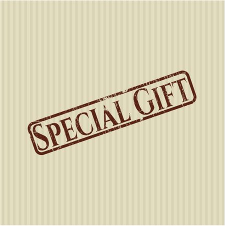 Special Gift rubber stamp