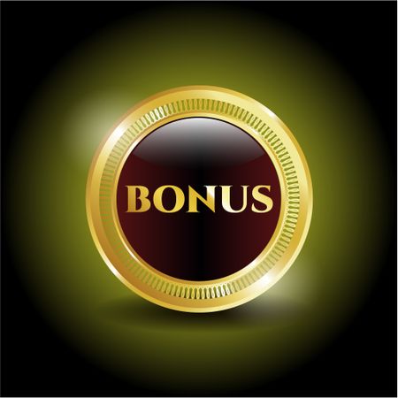 Bonus gold shiny badge