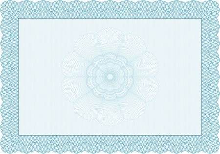 Certificate or diploma template. Vector pattern that is used in money and certificate.With background. Artistry design. 
