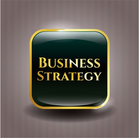 Business Strategy shiny badge