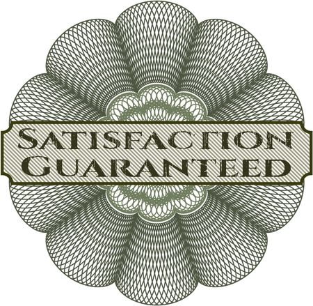 Satisfaction Guaranteed rosette