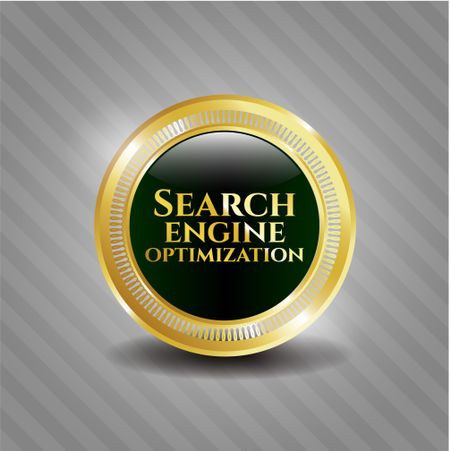 Search Engine Optimization shiny emblem