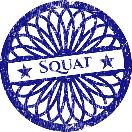 Squat rubber seal