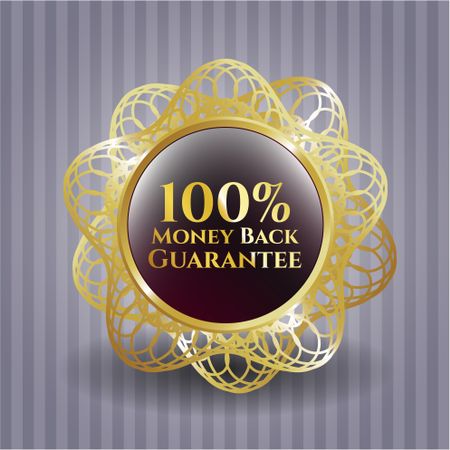 100% Money Back Guarantee shiny badge