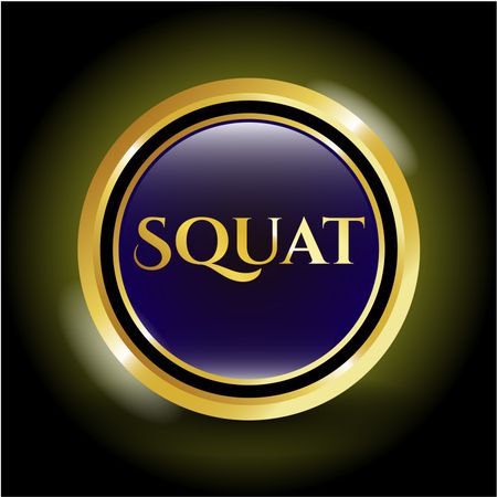 Squat gold badge