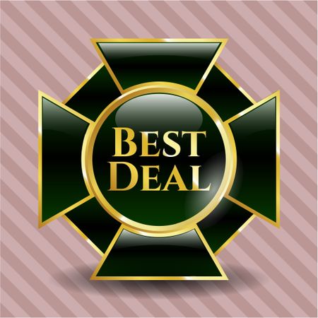 Best Deal gold shiny emblem
