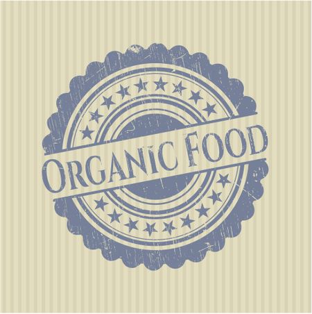 Organic Food rubber stamp
