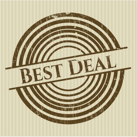 Best Deal rubber grunge stamp