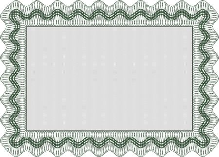 Diploma template. With guilloche pattern and background. Nice design. Vector pattern that is used in currency and diplomas.