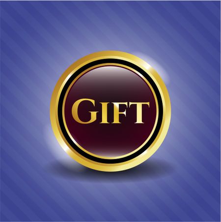 Gift gold badge