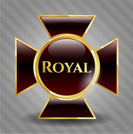 Royal shiny badge