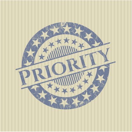 Priority rubber stamp