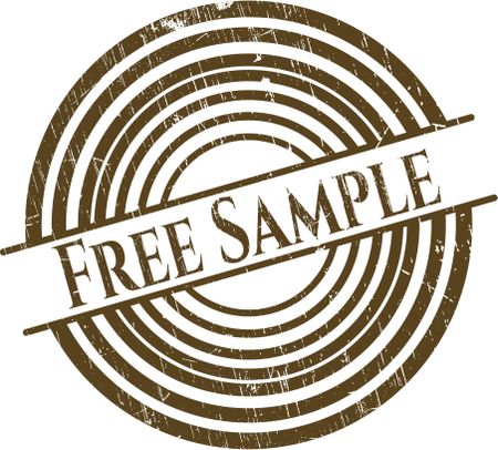 Free Sample rubber grunge stamp