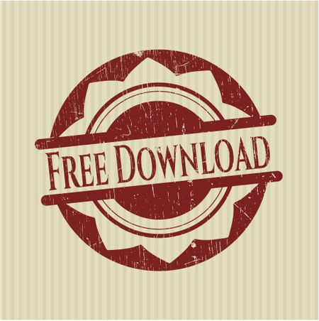 Free Download rubber grunge seal