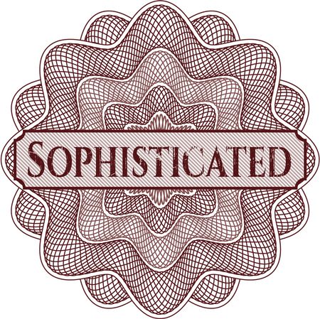 Sophisticated abstract rosette