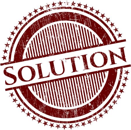 Solution rubber grunge seal