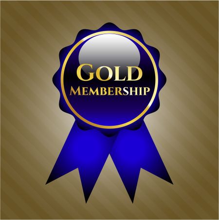 Gold Membership shiny ribbon