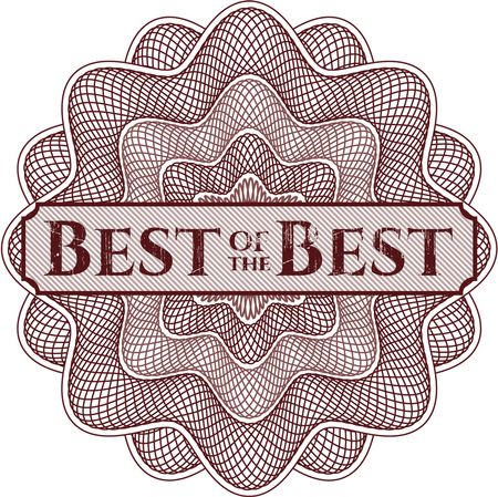 Best of the Best abstract rosette