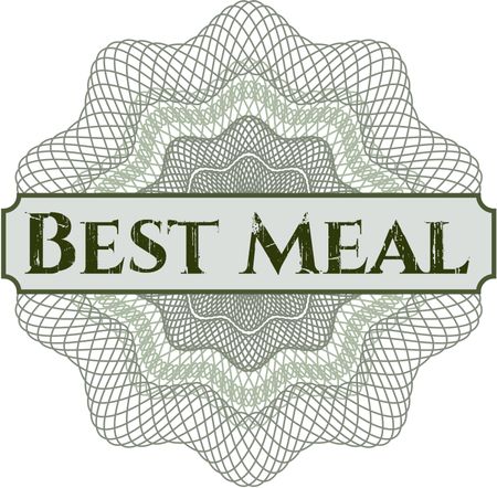 Best Meal rosette