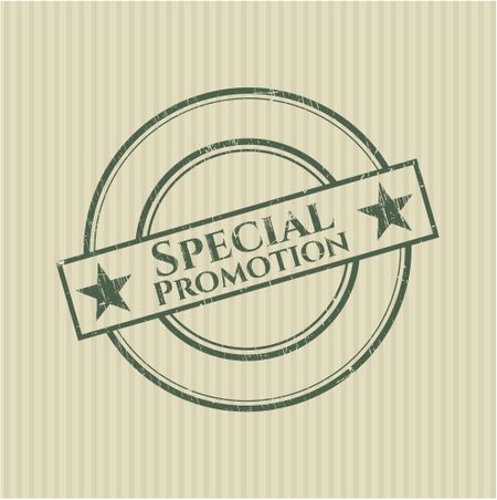 Special Promotion rubber stamp