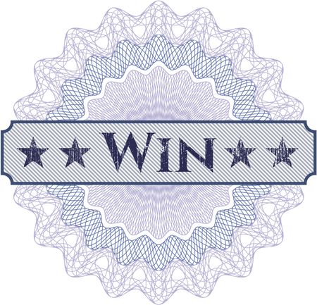 Win abstract rosette