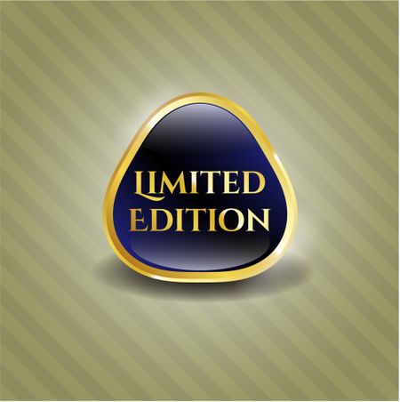 Limited Edition gold badge