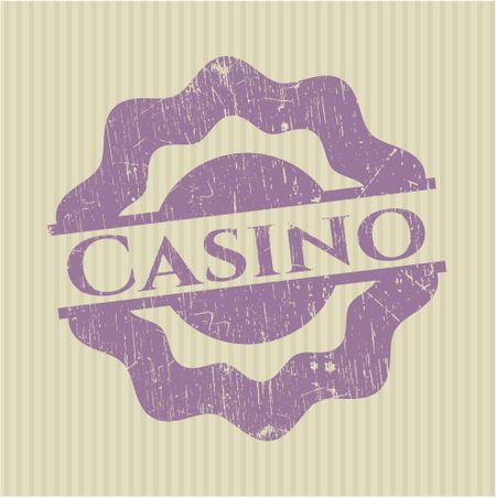 Casino grunge seal