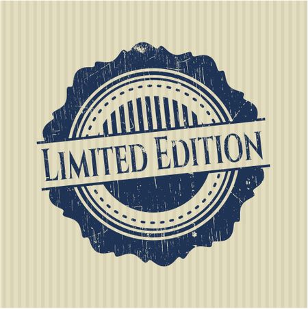 Limited Edition rubber grunge seal