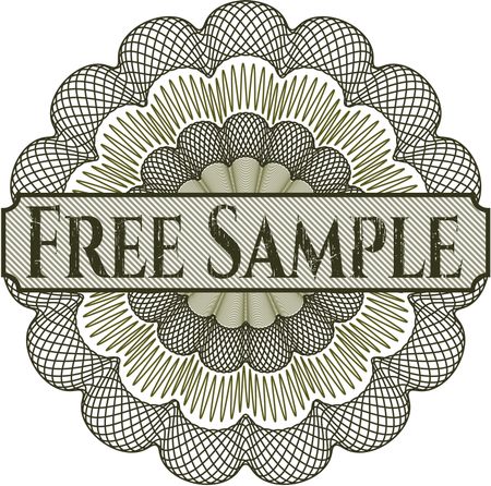 Free Sample abstract rosette