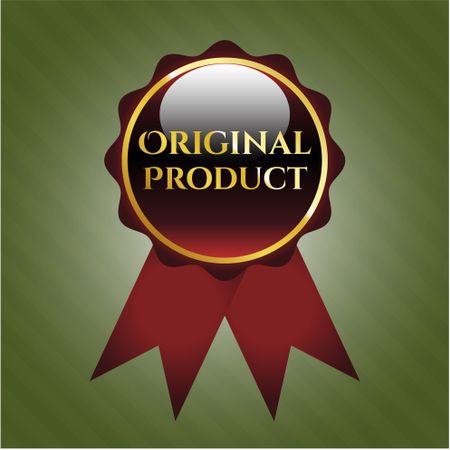 Original Product red shiny badge