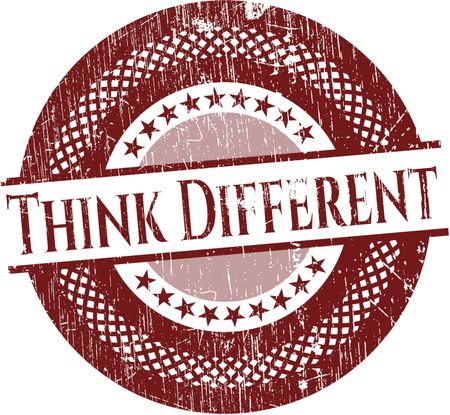 Think Different rubber stamp
