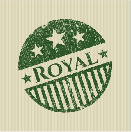 Royal rubber grunge seal