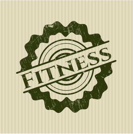 Fitness rubber stamp