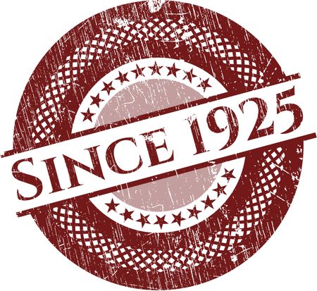 Since 1925 grunge seal