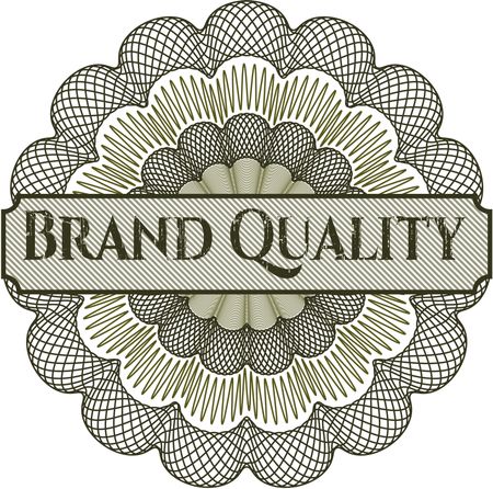 Brand Quality abstract rosette