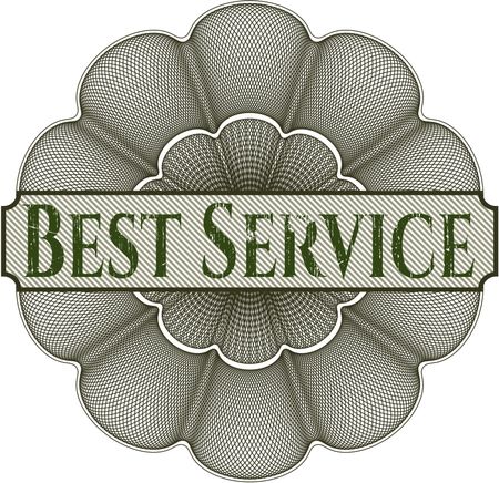 Best Service rosette