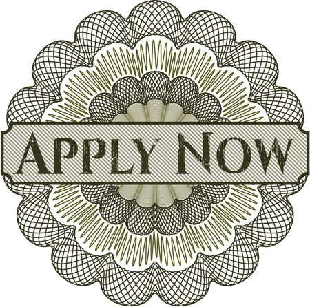 Apply Now linear rosette