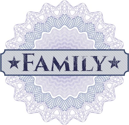 Family abstract rosette