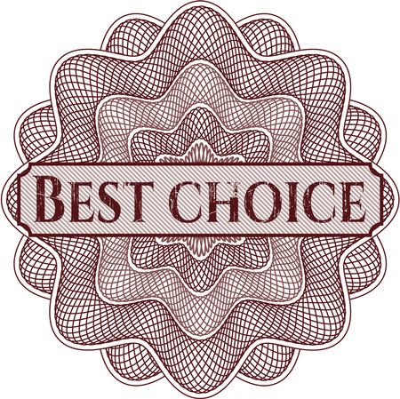 Best Choice abstract rosette