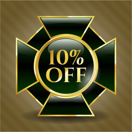 10% Off shiny badge