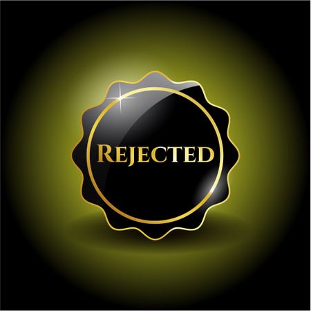 Rejected black shiny emblem