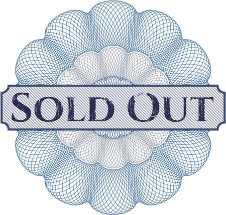 Sold Out linear rosette