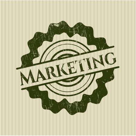 Marketing rubber grunge seal