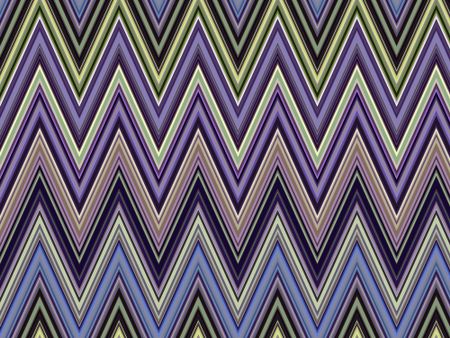 Parti-colored geometric abstract of sharp zigzags for decoration and background with themes of repetition, variation, synergy