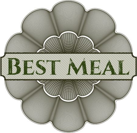 Best Meal linear rosette