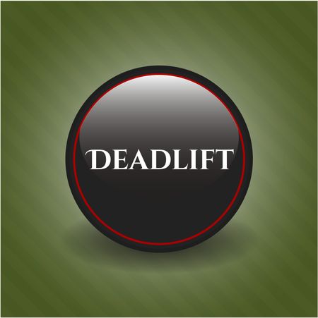 Deadlift black shiny emblem