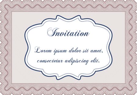 Retro vintage invitation. Customizable, Easy to edit and change colors.Retro design. With background.