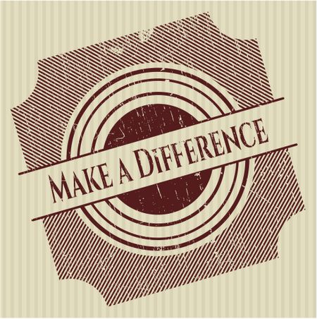 Make a Difference rubber seal