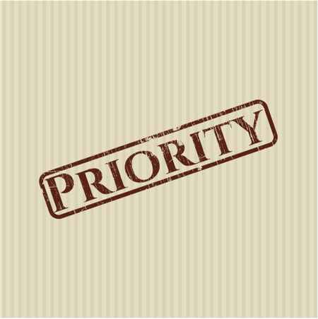 Priority rubber stamp